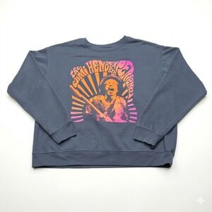 Jimi Hendrix Experience Sweatshirt Mens XL Grey Crewneck Authentic Hendrix 2020